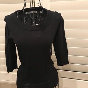 Uniqlo Black 3/4 Sleeve Sweater New Size XS